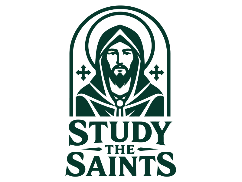 Study the Saints logo design by F. Curtis